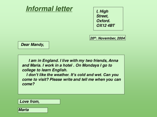Letter writing by sjb1987 - Teaching Resources - TES