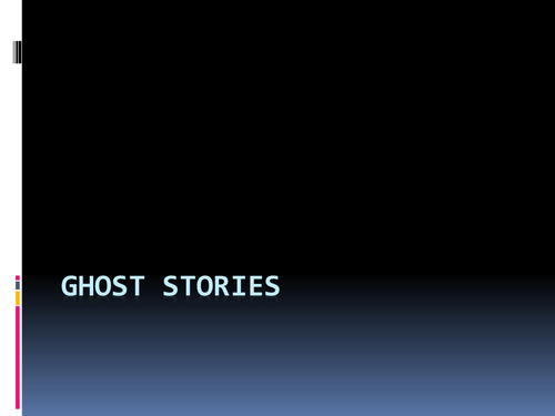 creative writing ghost stories