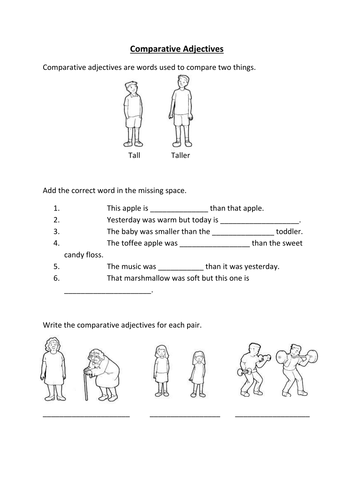 Comparative Adjectives | Teaching Resources
