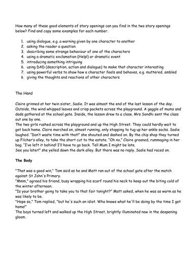 Short suspense stories picture