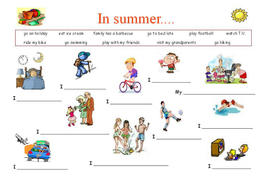 summer worksheet teaching resources