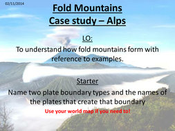 examples of fold mountains