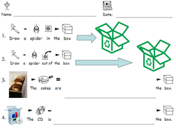 position worksheets teaching resources