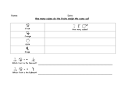 Weight activities | Teaching Resources