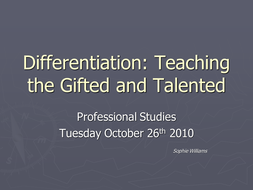 gifted talented ppt