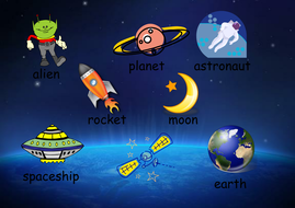 Space Word Mat Teaching Resources