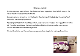 Statins Info Teaching Resources