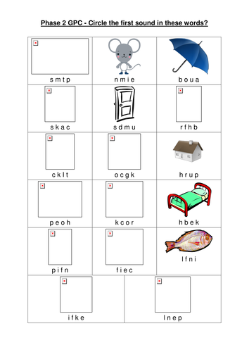 Worksheet to test GPC for Phase 2 | Teaching Resources