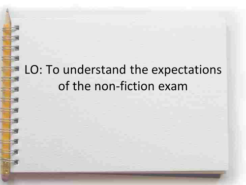 Presentational Devices Revision Non Fiction Exam Teaching Resources
