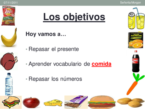 La comida Teaching Resources