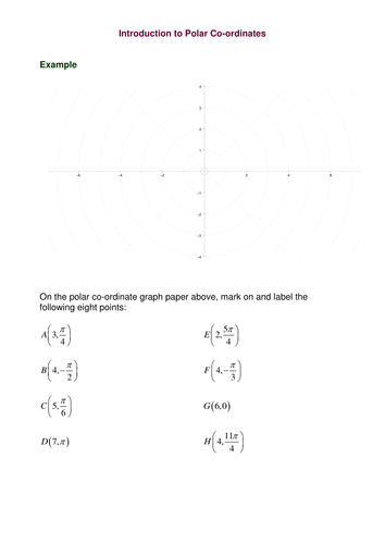 Polar coordinates | Teaching Resources