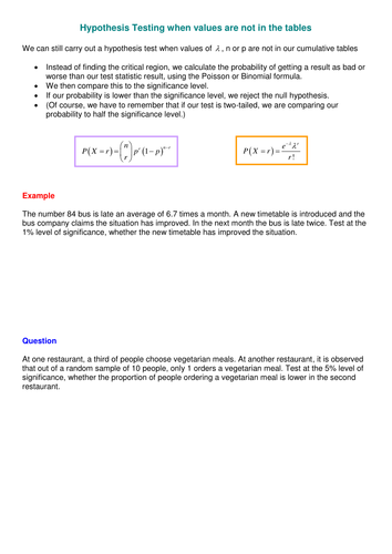 hypothesis testing statistics worksheet