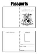 passport tes template Role  Workshop Play Template Santa's Passport kmed2020  by