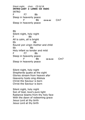 Silent Night (Heavenly Peace) - We The Kingdom Lyrics and Chords