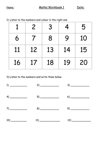 year 1 assessment number addition subt teaching resources