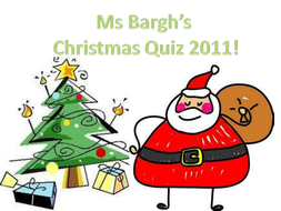 Christmas Quiz 2011 | Teaching Resources