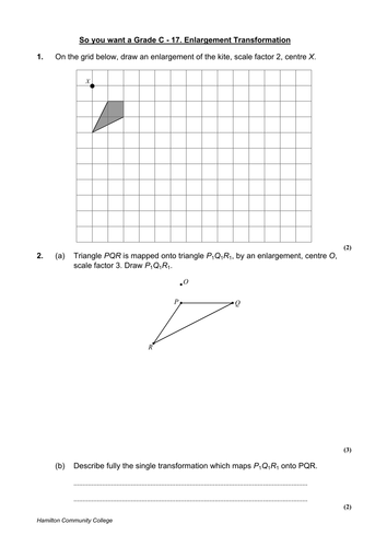 so-you-want-a-grade-c-enlargement-transformation-teaching-resources