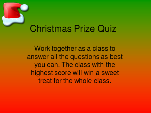 Christmas Quiz | Teaching Resources