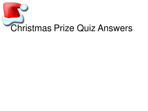 Christmas Quiz | Teaching Resources