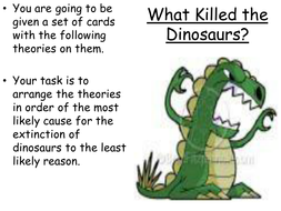 killed the dinosaurs