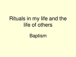 Baptism symbols and their meanings | Teaching Resources