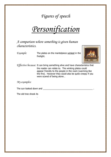 Poetic techniques worksheets | Teaching Resources