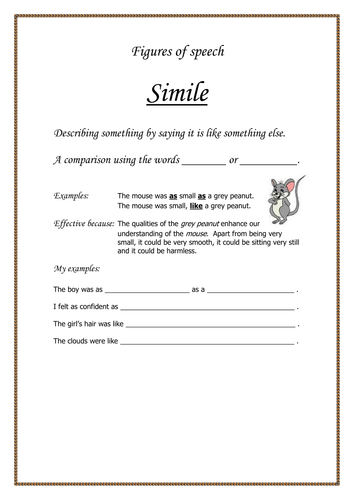 Poetic techniques worksheets | Teaching Resources