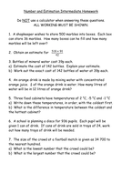 Maths KS3 Worksheet – Estimation and Rounding | Teaching Resources