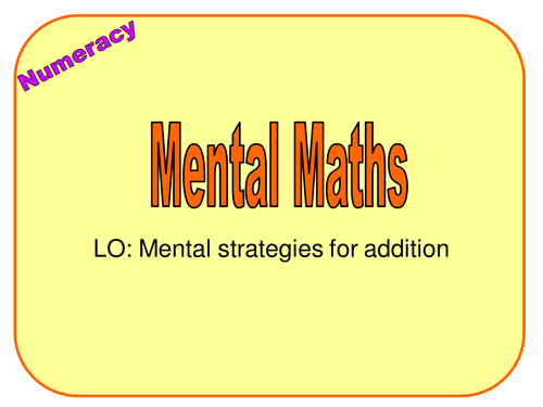 Maths KS3: Numeracy Time resources for year 7 | Teaching Resources