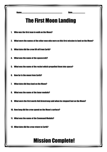 The Space Race (week 4) | Teaching Resources