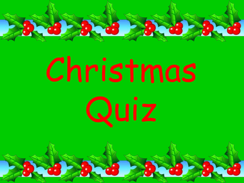 Fun Christmas Quiz KS2 with 5 different rounds Teaching