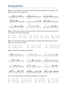 Maths Ks3 Inequalities On A Number Line Worksheet By Tristanjones