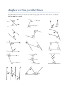 homework 2 angles & parallel lines