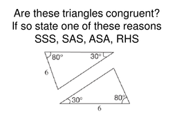 congruent triangles teaching resources