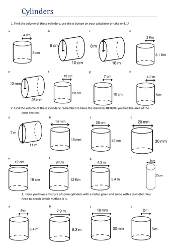 Maths powerpoint activity: Cylinders by Tristanjones - Teaching