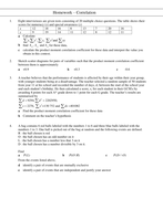 s1 HW Correlation without coding | Teaching Resources