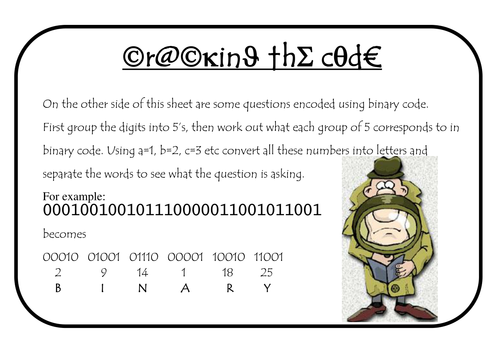 Binary Numbers - lesson | Teaching Resources