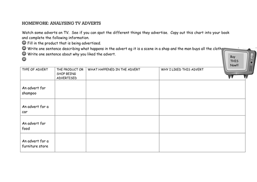 media studies homework