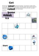 Robot keyword spelling game by Katharine7 | Teaching Resources