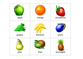 Fruit flashcards by lottie_stoked247 | Teaching Resources