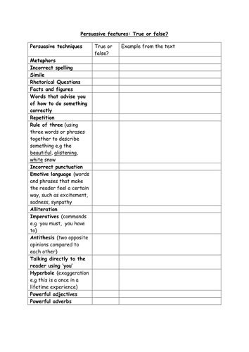 Printables Persuasive Techniques Worksheet persuasive techniques worksheets bloggakuten identifying worksheet abitlikethis