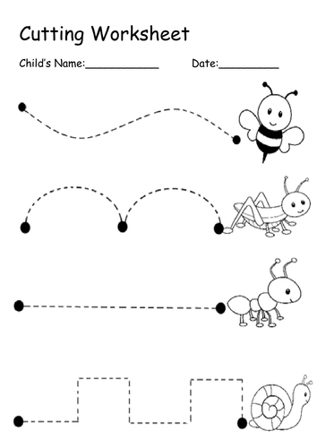 Cutting Worksheets | Teaching Resources