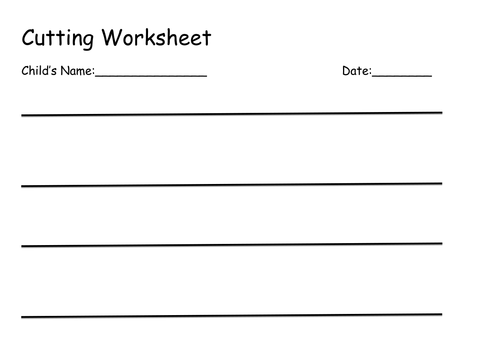 Cutting Worksheets | Teaching Resources