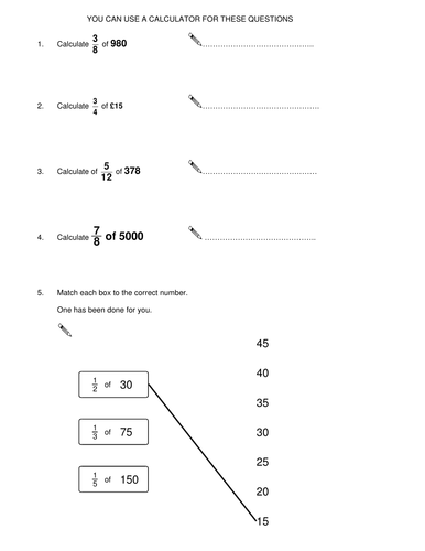 Y6 MATHS SAT QUESTIONS 1 - 20 grouped topics | Teaching Resources