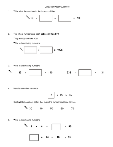 sats homework year 6