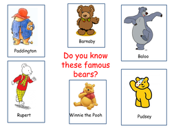 famous teddy bear names