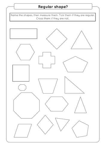 Regular Shape? | Teaching Resources