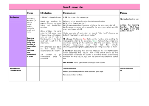Year 6 Punctuation lessons | Teaching Resources