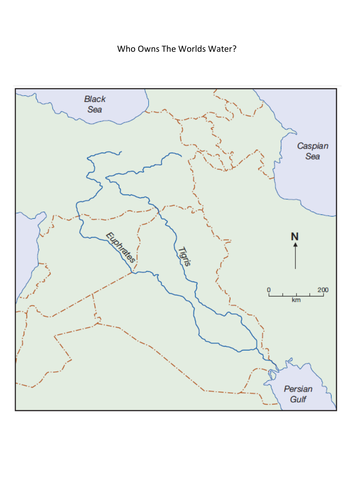 Water World - Lesson 9 - Water-A Cause Of Conflict | Teaching Resources