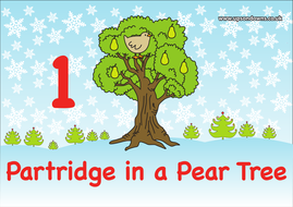 Partridge in a Pear Tree poster | Teaching Resources